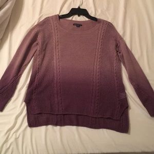 American Eagle Purple ombré sweater